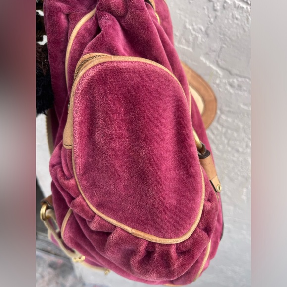 Rare y2k Juicy couture velour Backpack - Picture 3 of 11